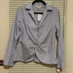 NWT | Talbots Women’s Size 12 Striped Shirt